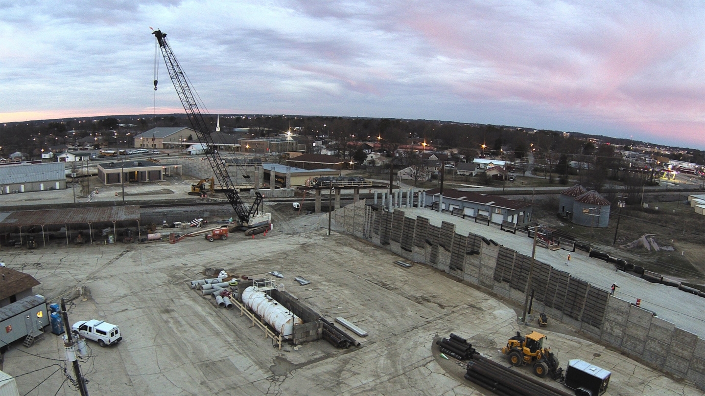 BNSF Railroad Overpass Progress